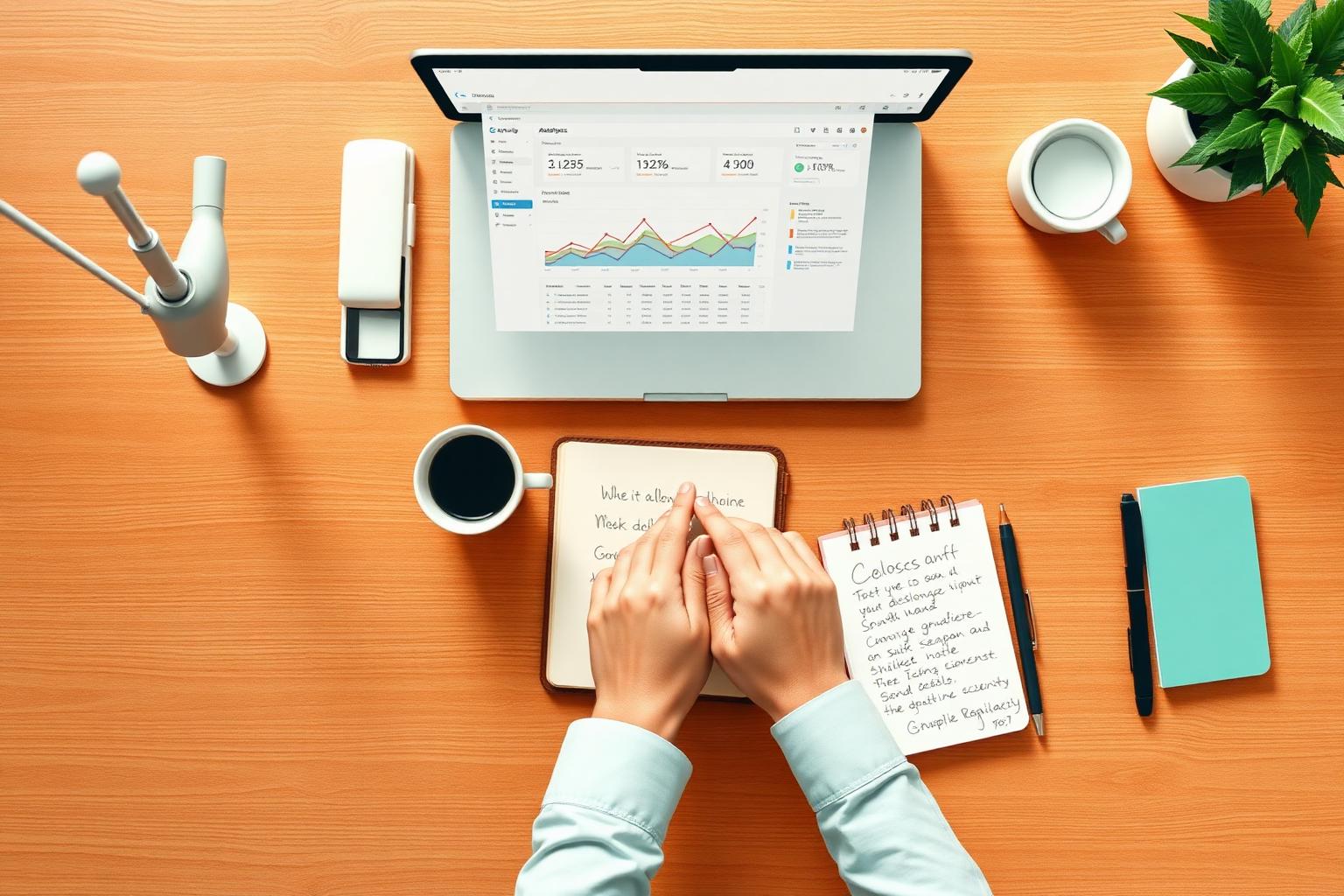 A firm advisor reviewing portfolio economics on a shared dashboard